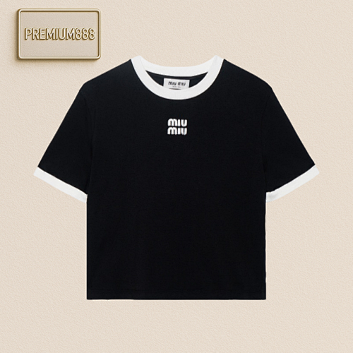 Miu Miu Mi UMi U Double-yarn Pure Cotton