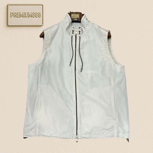 Zegna Jenia Stand-up Collar Double Drawstring Casual Jacket