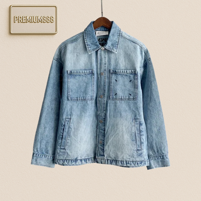 Maison Margiela Ma Rtin Margiela Denim Jacket With Inverted Letters