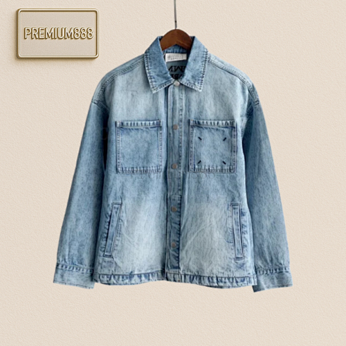 Maison Margiela Ma Rtin Margiela Denim Jacket With Inverted Letters