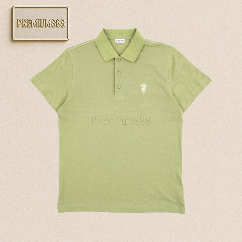 Bu Rberry Snake Year Shield Embroidered Polo Shirt