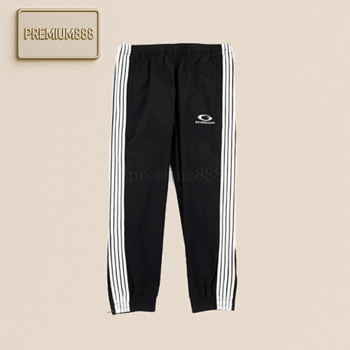 Ba Lenciaga Five-bar Embroidered Trousers