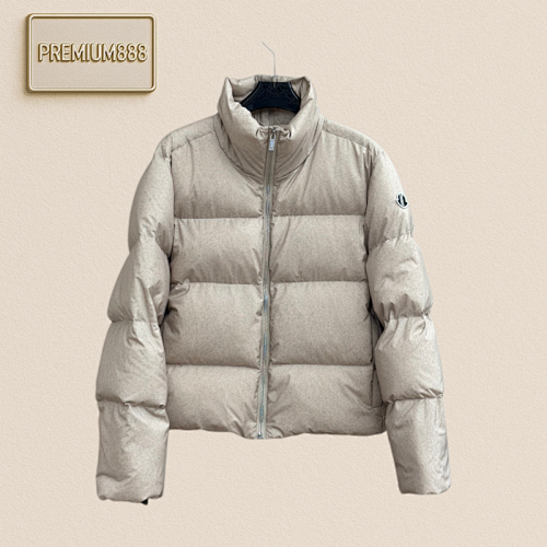 Moncler X Rick Owens Nylon Distressed Down Jacket