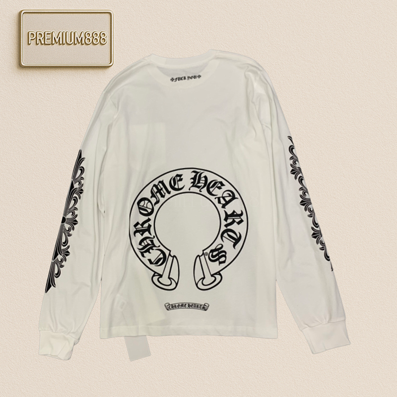 Limited Edition Of 32 Pieces Of Pure Cotton Long-sleeved Shirts With A Simple Sanskrit Hor