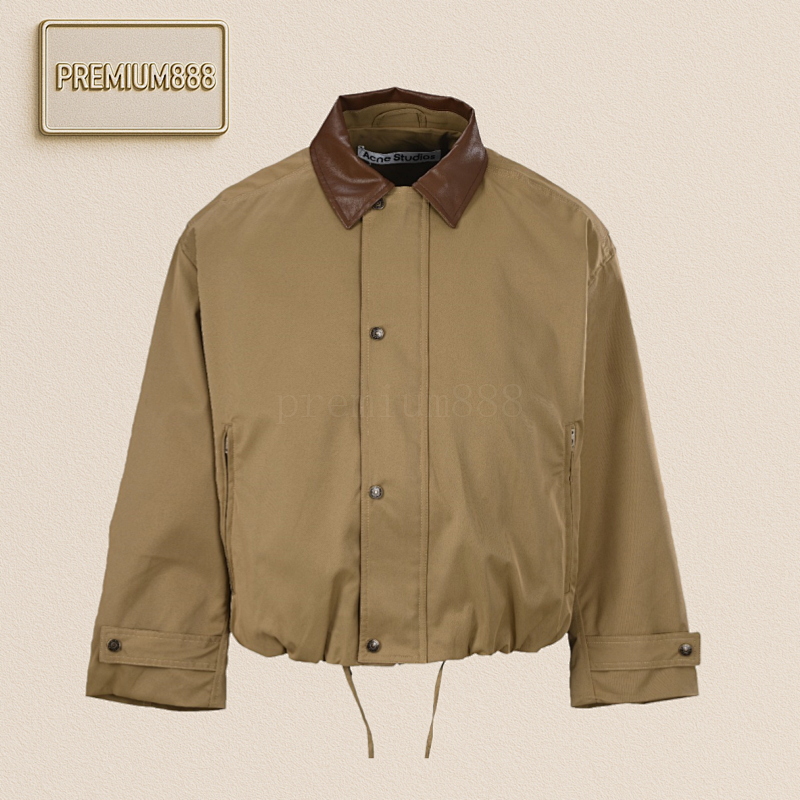 Acne Studios The Fabric Is Selected From Cotton Woven Trench Coat Fabric Using Satin Weave Double-layer