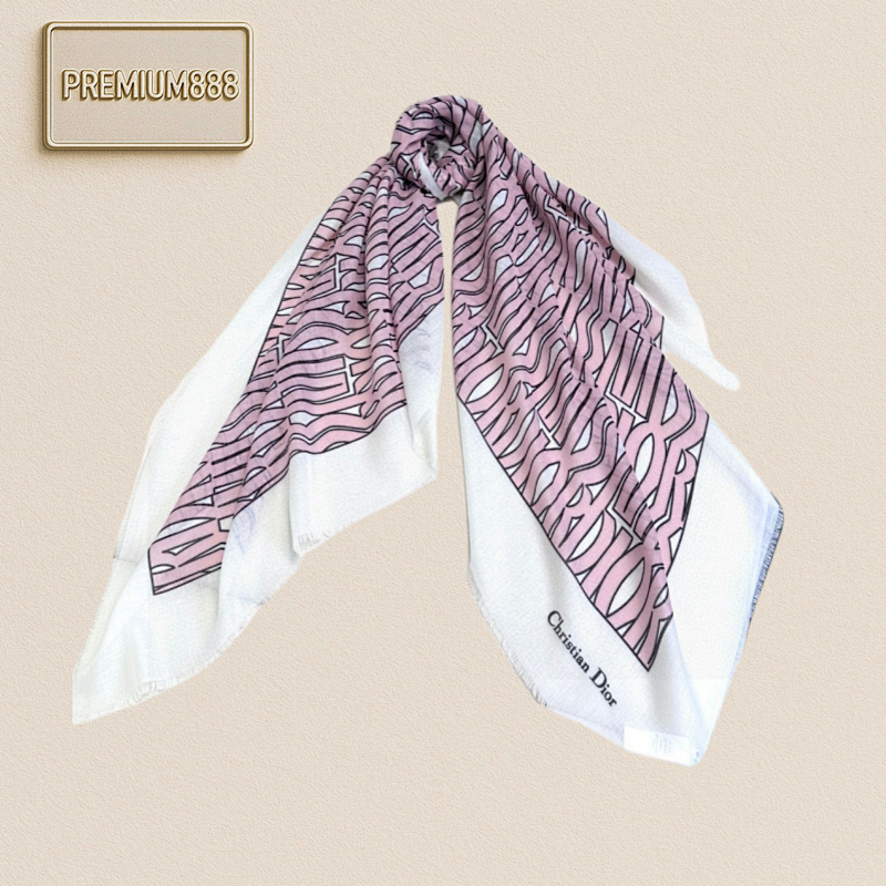 Dior's New Cashmere Scarf Long Shawl