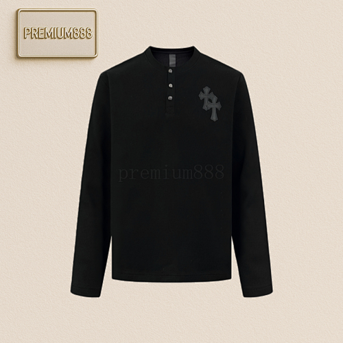 Chrome Hearts Cross Silver Buckle Long Sleeves