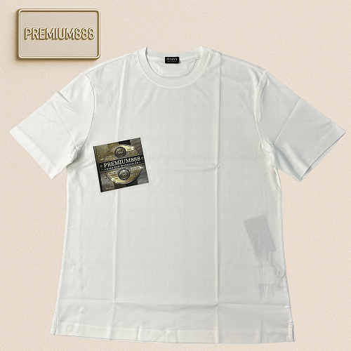 Zeg A Spring Summer New Collection - Road Embroidery Logo Round Neck Short Sleeve T-Shirt
