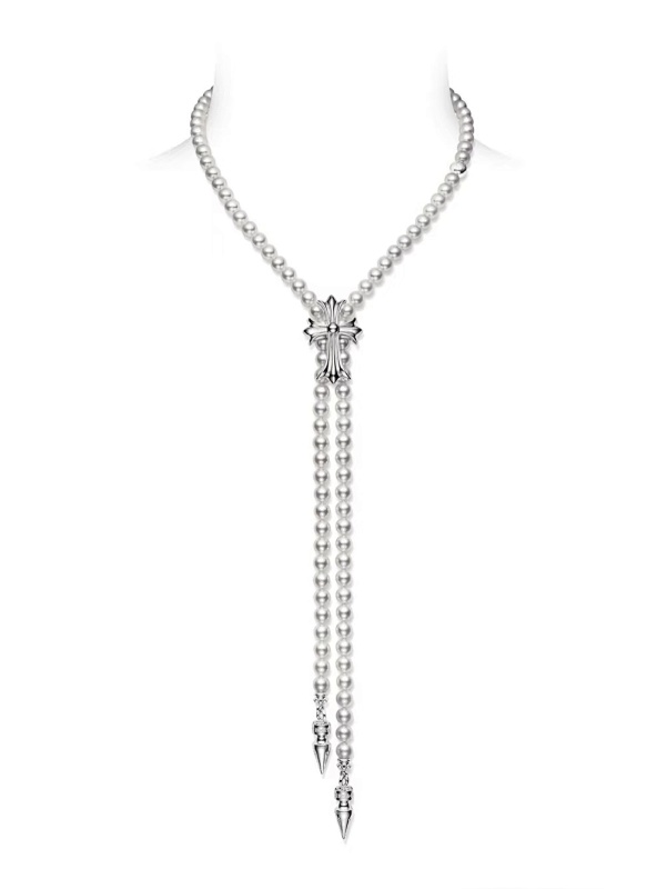 Chrome Hearts Cro Heart Xmikimoto Co-branded Cross Bullet Tassel Stud Ea