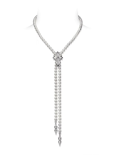 Chrome Hearts Cro Heart Xmikimoto Co-branded Cross Bullet Tassel Stud Ea