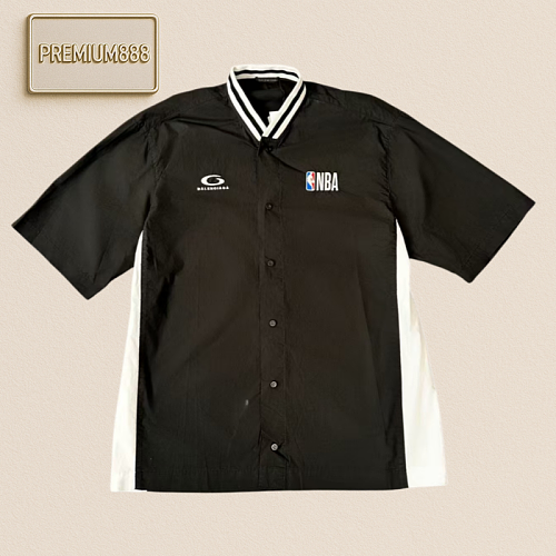 Balenciaga Blcg & Nba Joint Design Short-Sleeved Shirt