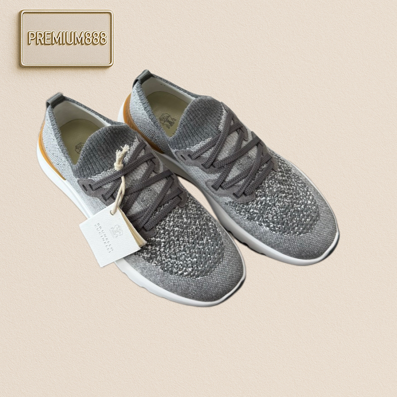 BC Fabric Cowhide Patchwork Sports Shoes