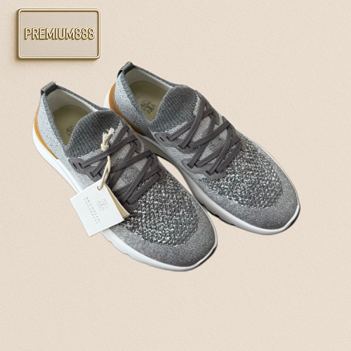 BC Fabric Cowhide Patchwork Sports Shoes