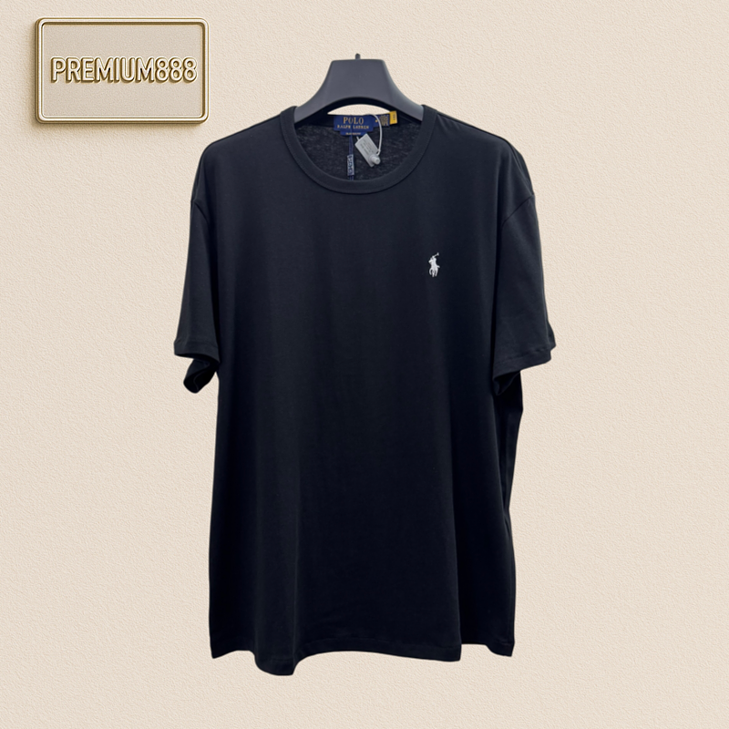 Ralph Lauren Cotton Short Sleeve T-shirt With Small Spikes Embroidery Logo