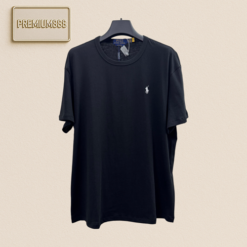 Ralph Lauren Cotton Short Sleeve T-shirt With Small Spikes Embroidery Logo
