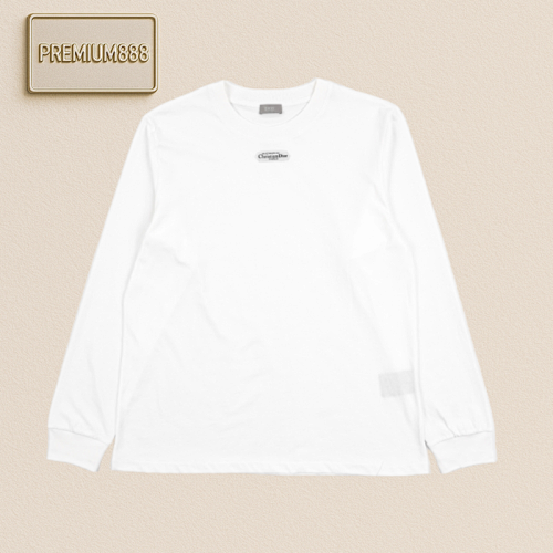 CD New Logo Decorated Cotton Long-sleeved T-shirt