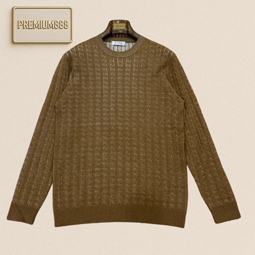 BC Brunello Twisted Roundneck Knit Long Sleeve