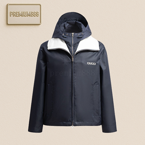 Gucci Applique Twill Nylon Jacket