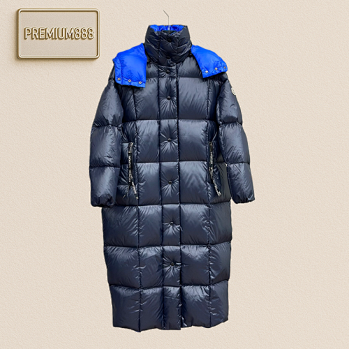 Moncler Two-color Long Goose Down Jacket