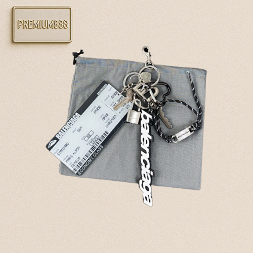 Balenciaga Rodeo Air Ticket Acrylic Keychain So Trendy