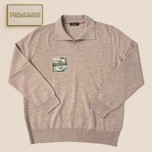 LP Autumn Winter New Collection - The King's Gift Series - Seagull Collar Polo Long-Sleeve