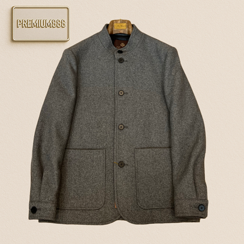 Loro Piana No. Yoo Pianya Standing Collar Buttoned Casual Jacket
