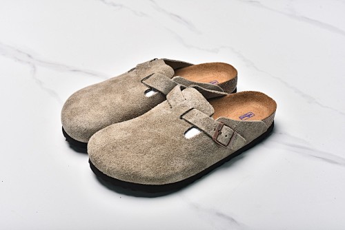 Birkenstock Boston Soft Footbed Unisex Grey Regular