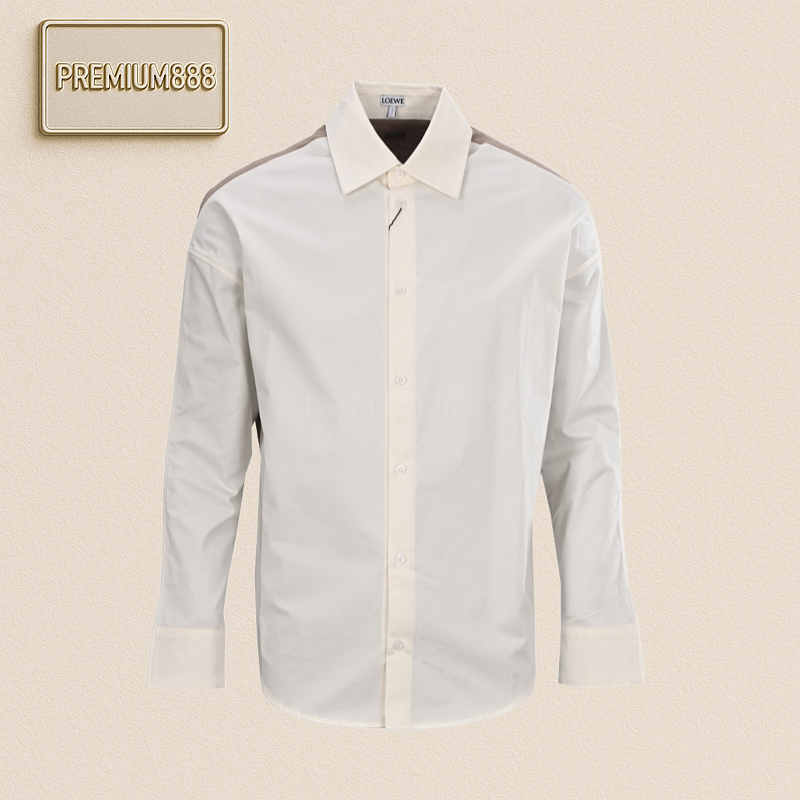 Loewe Sweater Patchwork Knitted Long-sleeved Shirt
