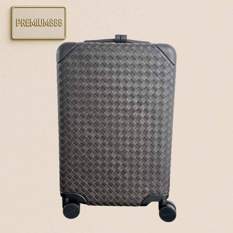 BV Woven Carry-On Bag - Matte Black All-woven Body With A Subtle Yet Undeniable Luxurious