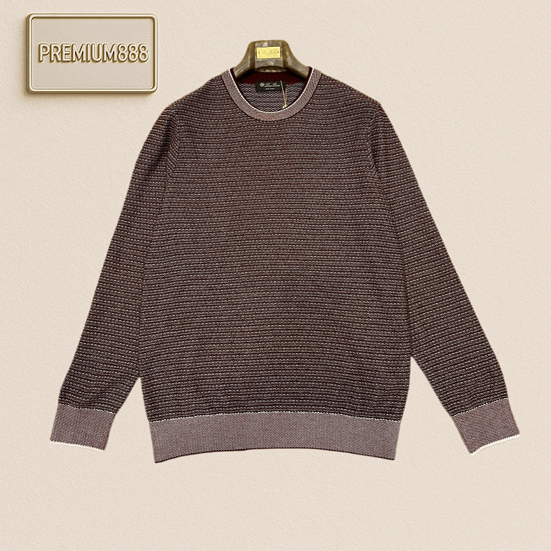 Loro Piana Casual Round-neck Long-sleeve Knitted Sweater