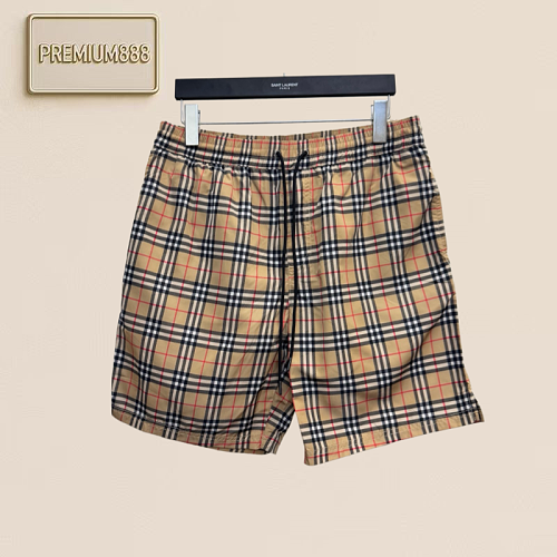 Burberry - Classic Vintage Check Drawstring Casual Shorts