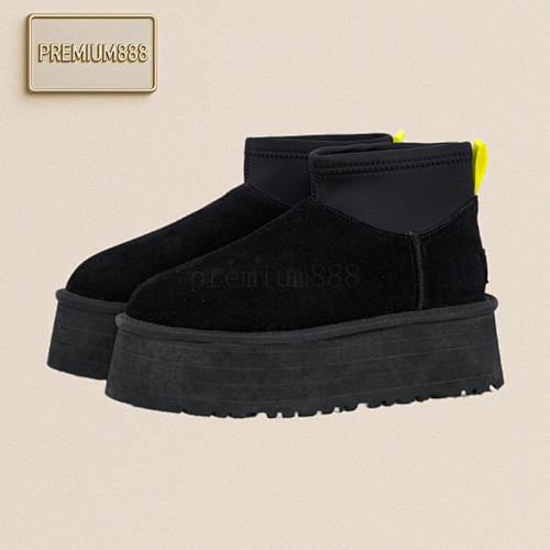 Ugg Pencil Boots With A 5cm Thick Sole And Short Top