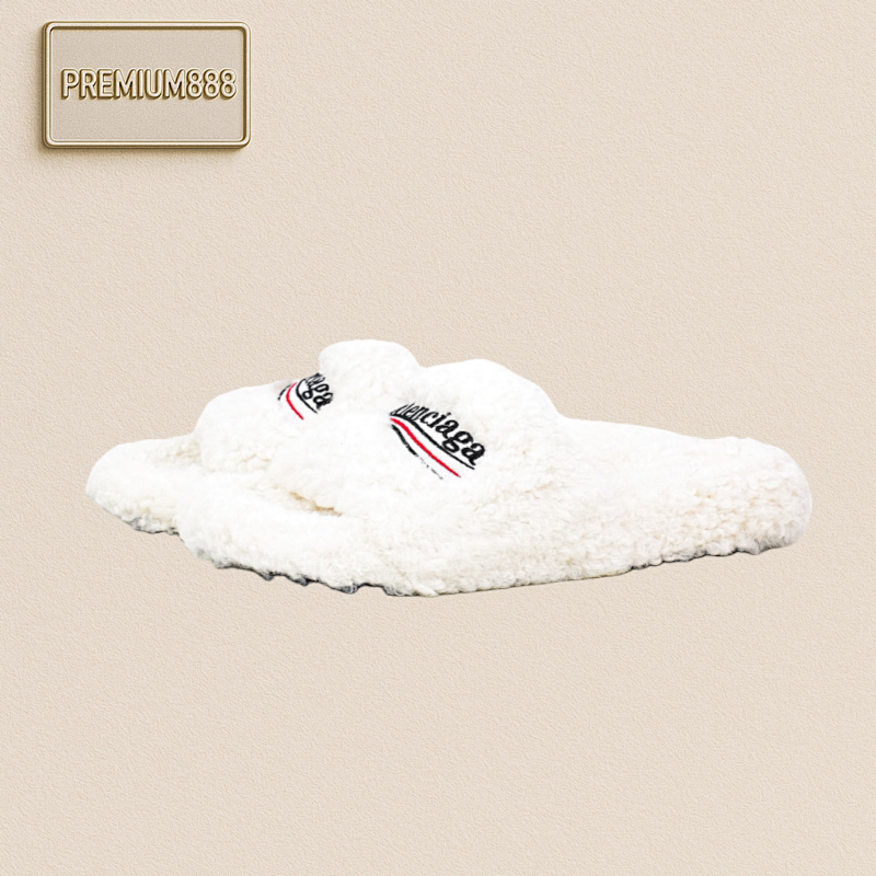 Balenciaga Furry Slippers