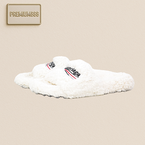 Balenciaga Furry Slippers