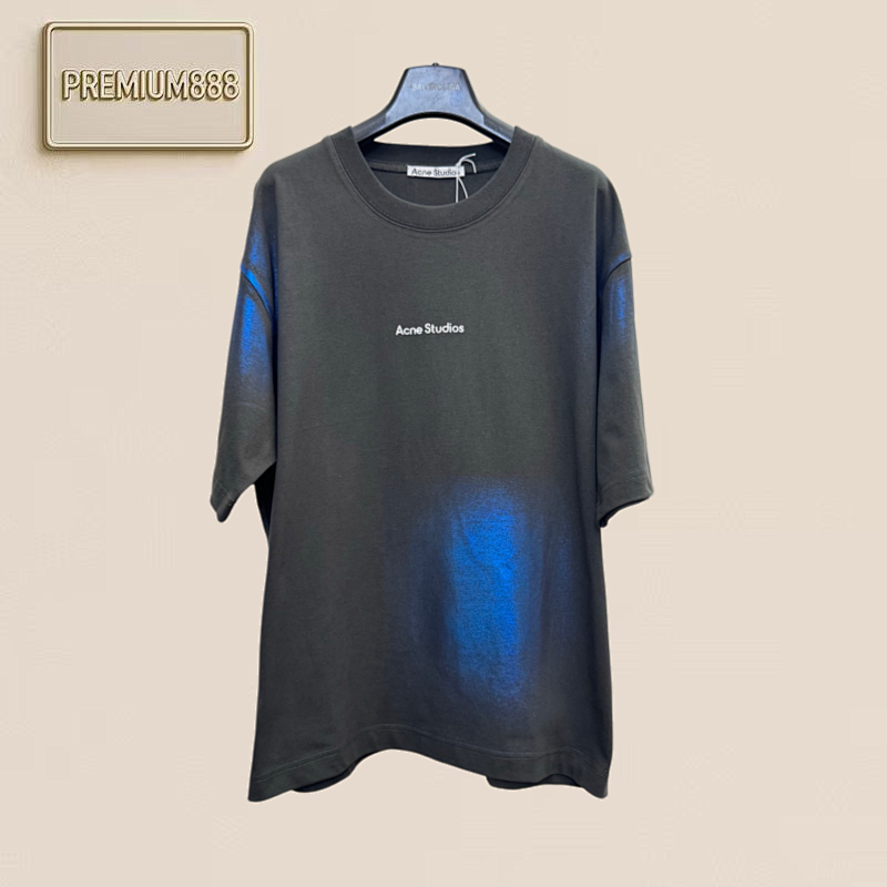 Acne Studios Ink-blurry Gradient Printed Logo Short-sleeved T-shirt
