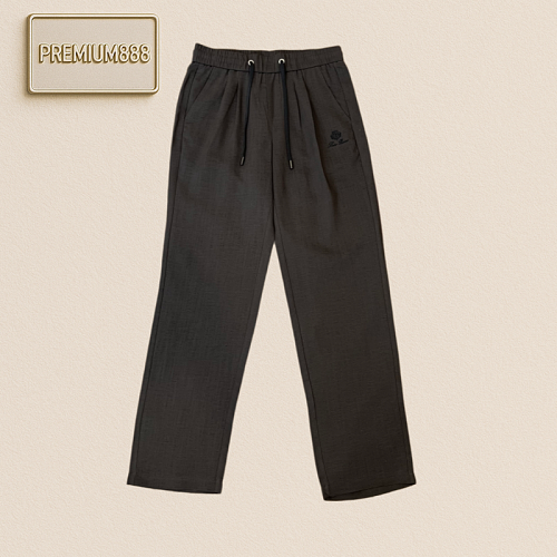LP Nyoya Linen And Silk Drawstring Casual Pants