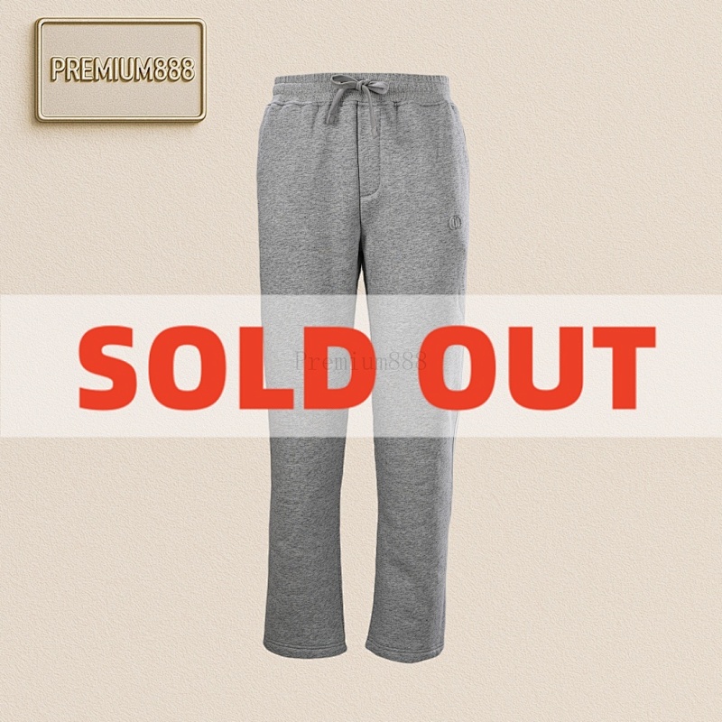 Dior Dio R CD Round Embroidered Webbing Fleece Trousers