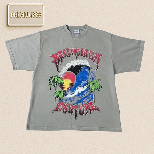 Hawaii Sunset Beachfront Short Sleeve T-Shirt