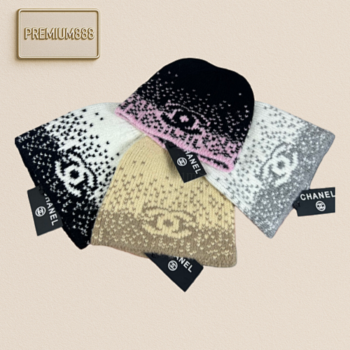 Chanel Autumn And Winter Woolen Cap A Super Soft And Comfortable Knitted Cap With Excellen