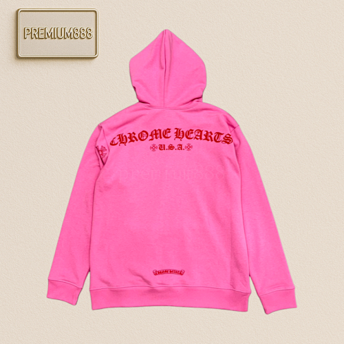 Sanskrit Limited Edition Cherry Pink Hooded Pure Cotton Sweatshirt