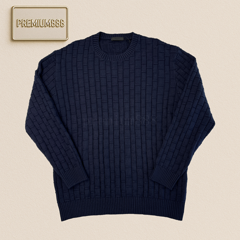 Prada Pra Two-color Bamboo-joint Round Neck