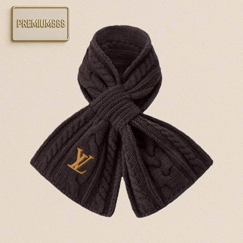 Louis Vuitton LV All-wool Knitted Scarf