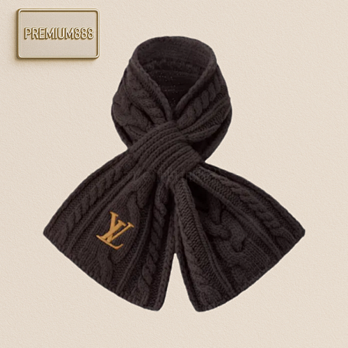 Louis Vuitton LV All-wool Knitted Scarf
