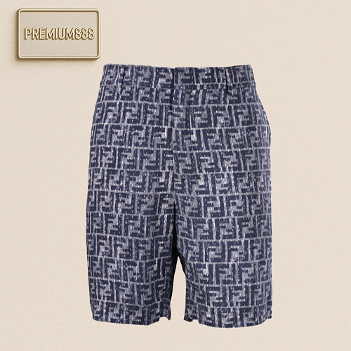 Fendi Fen DI FD Grey FF Shorts