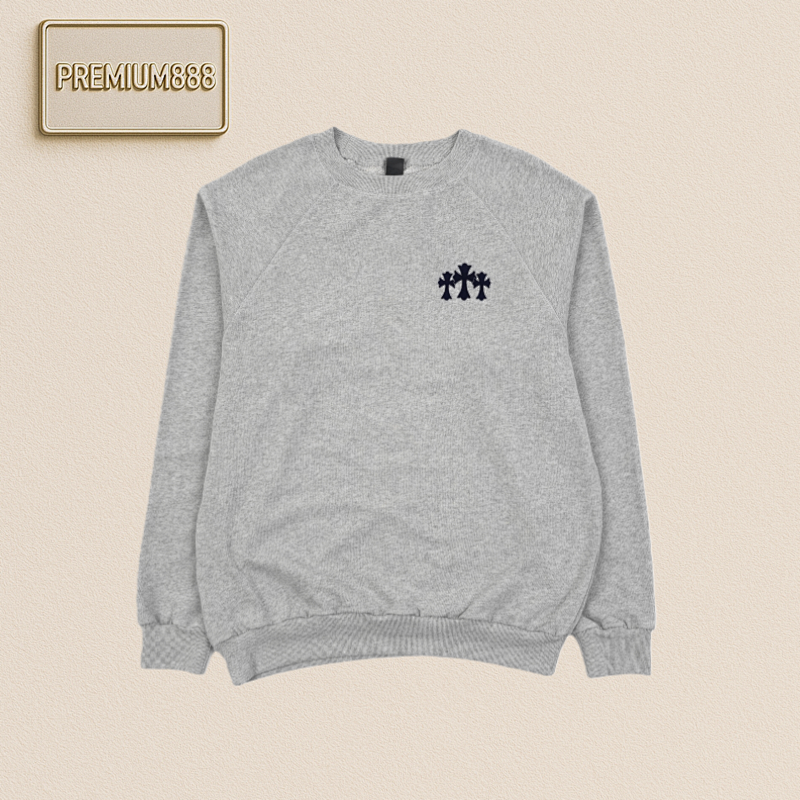 Chrome Hear Cross Fleece Hoodie