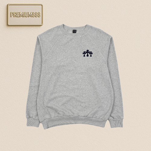 Chrome Hear Cross Fleece Hoodie