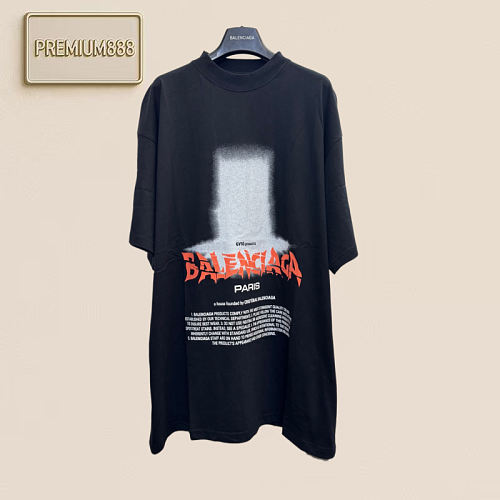 Bal Paris Exclusive Limited Edition Gate Of Heaven Print Letter-framed Short-sleeved T-shi