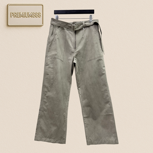 Acne Studios Workwear Stained Plastic Pants With A Long Leg Design