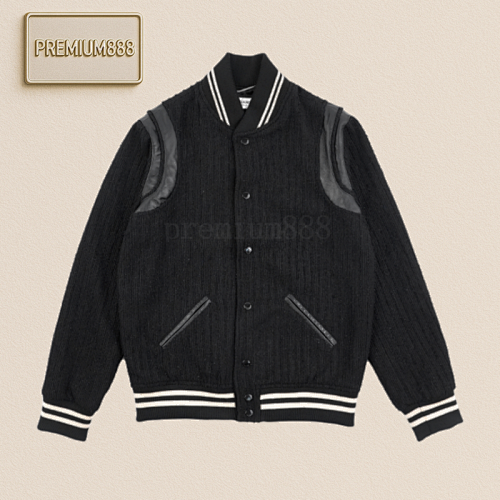 Yv Es Saint Laurent Aries Baseball Jacket