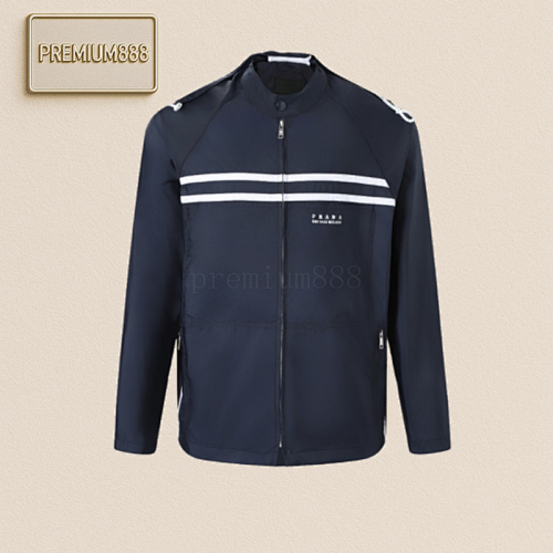Prada Recycled Nylon Printed Logo Jacket